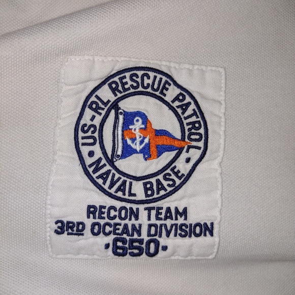 Polo Ralph Lauren Talon Zip Rugby Shirt Men XL Colorblock Rescue Patrol Big Pony - Picture 5 of 7